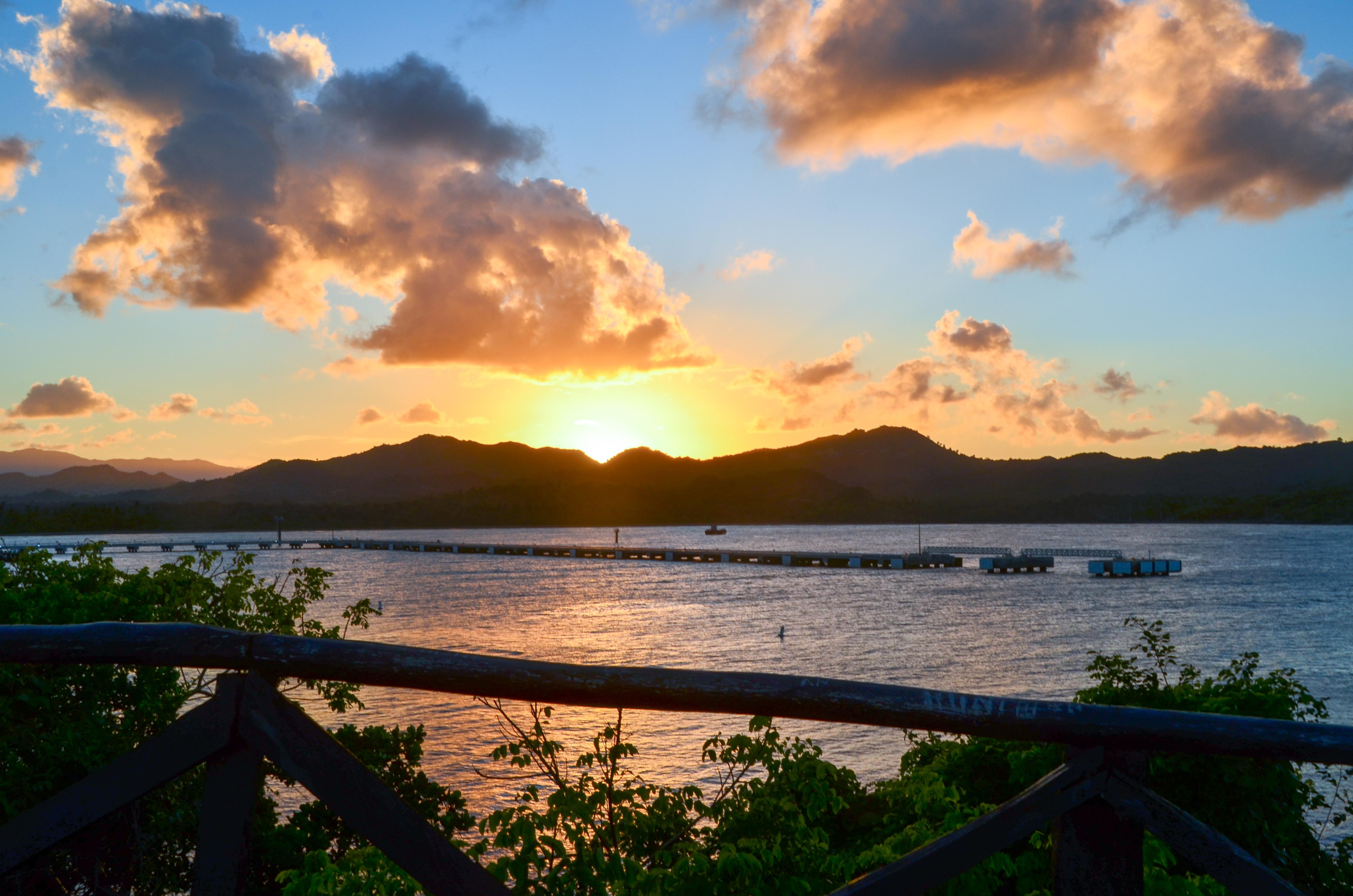 Playabachata Puerto Plata Exterior foto Sunset at the lagoon