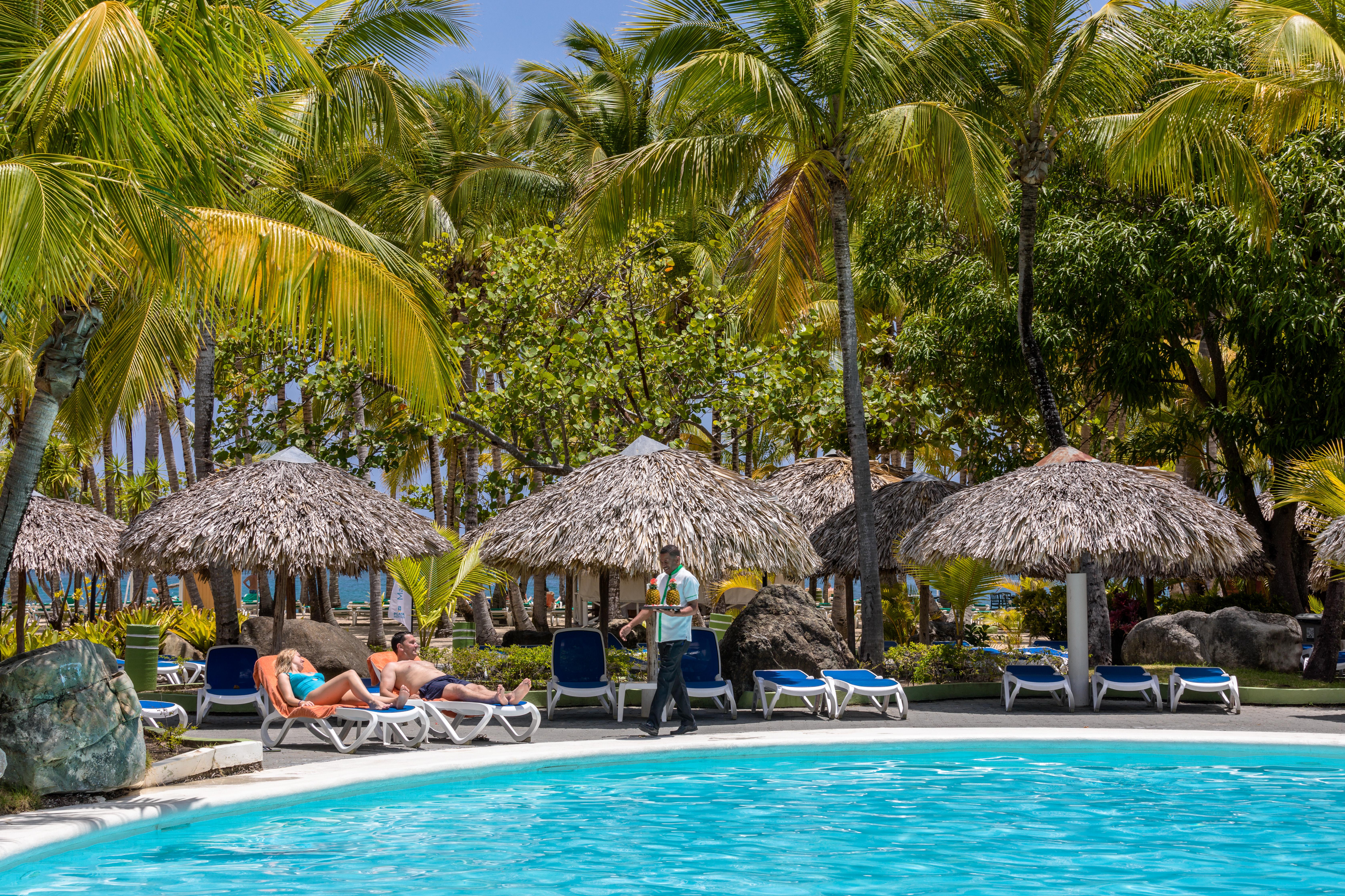 Playabachata Puerto Plata Exterior foto The pool at the resort